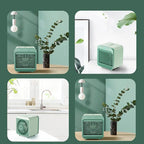 2024 New Mini Portable USB Chargeable 3 Gear Air Conditioner Cooler Fan Air Conditioner Air Cooling Fan Office Desktop Fan